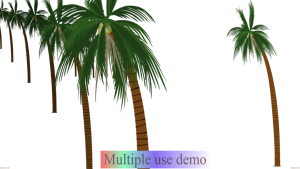 Coconut Tree 2D image